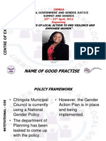 Name of Good Practise: Local Government and Gender Justice Summit and Awards "