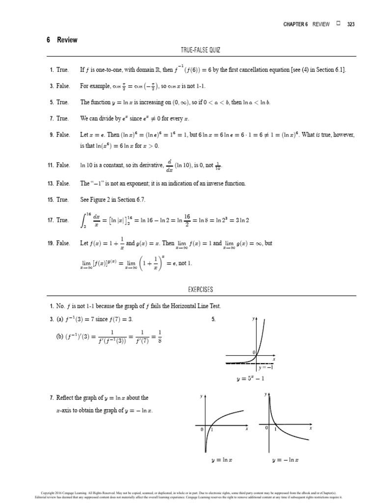 Inverse Functions Review and Analysis | PDF | Tangent | Mathematical ...