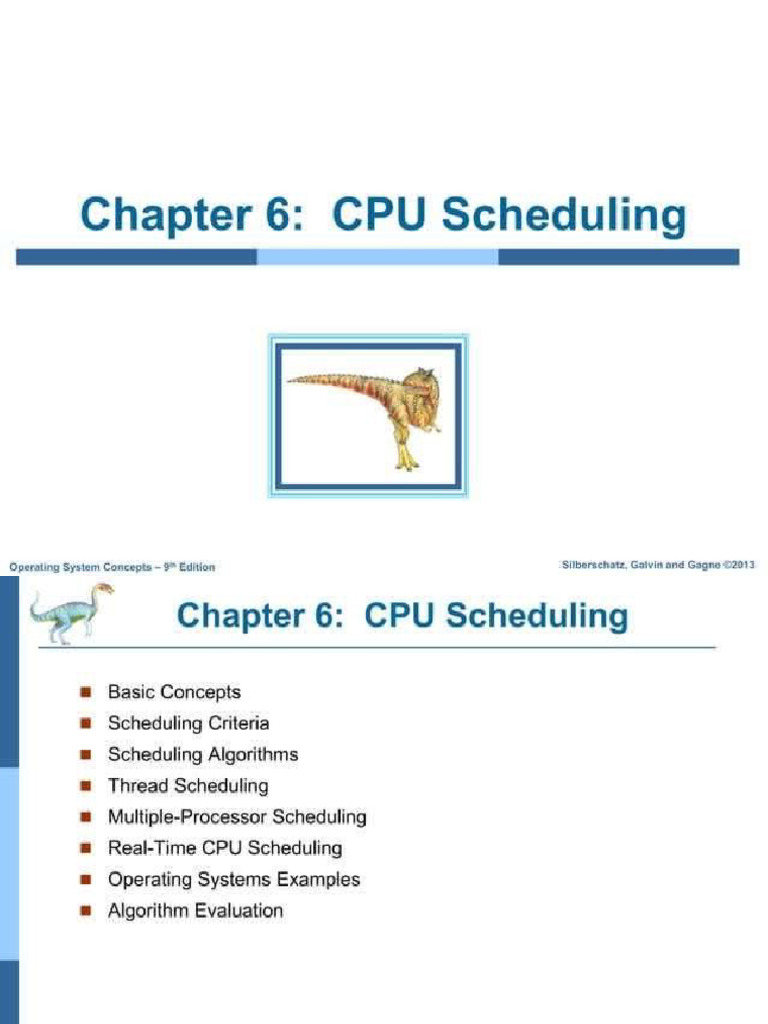 5 CPU Scheduling | PDF