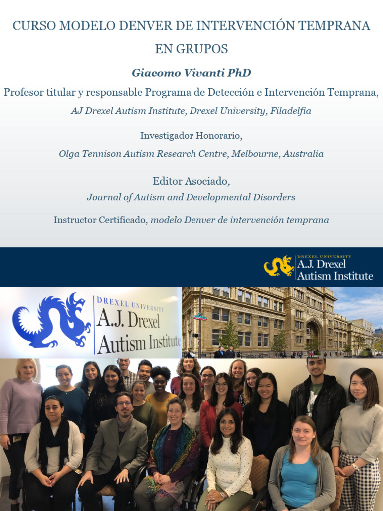 Intervención Temprana en Autismo: Modelo Denver | PDF | Autismo ...