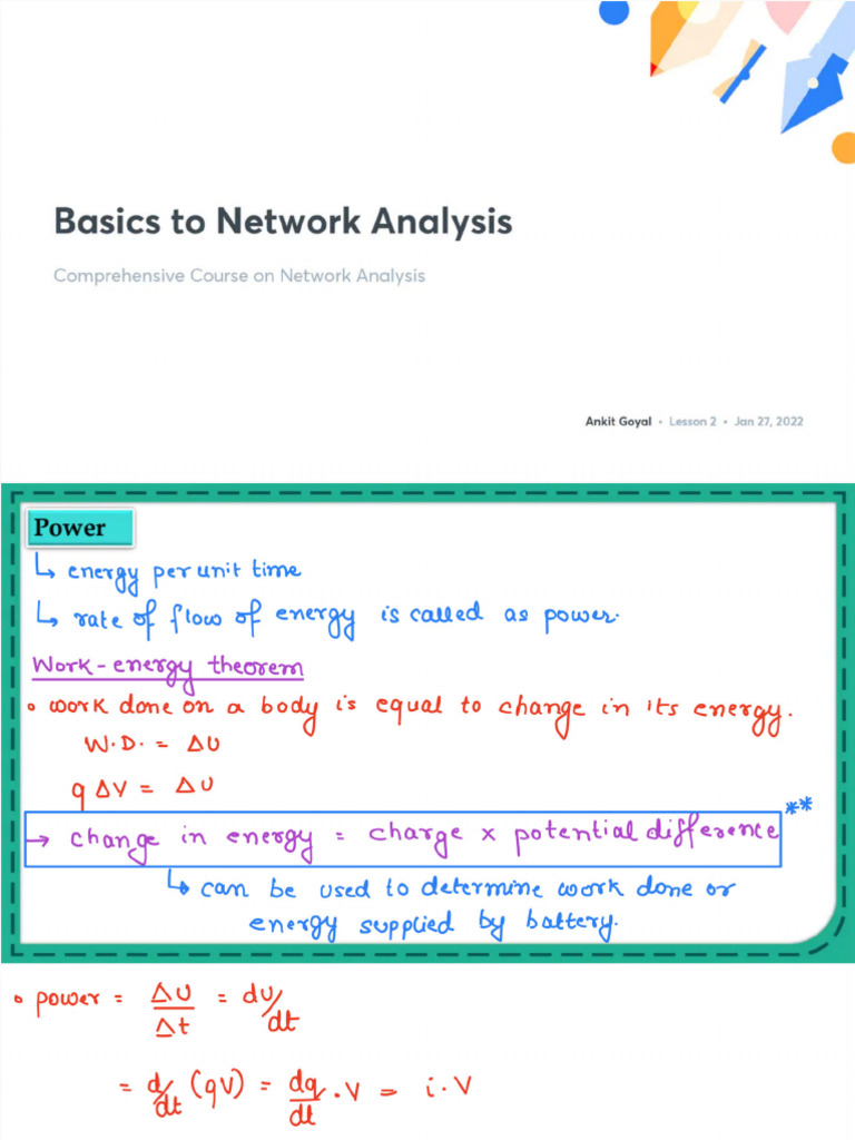 Basics To Network Analysis With Anno 1656479409459 | PDF