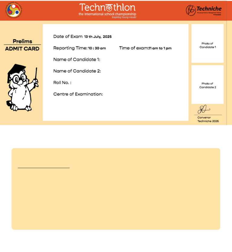 Admit Card | PDF