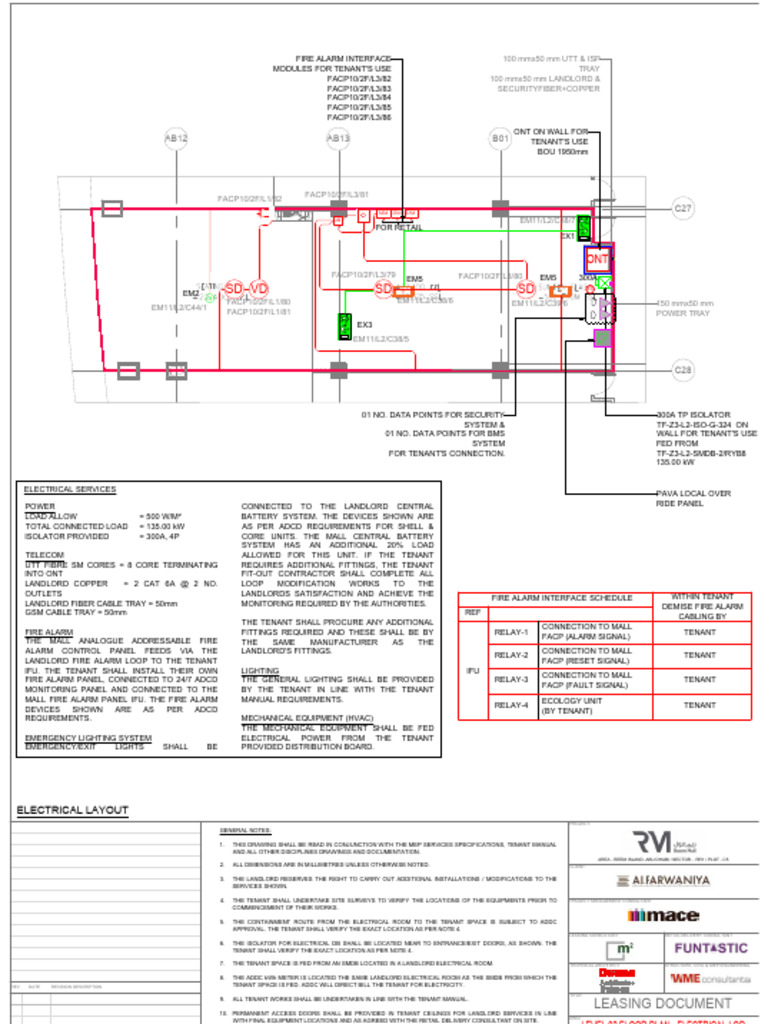 Electrical Layout for Retail Space | PDF