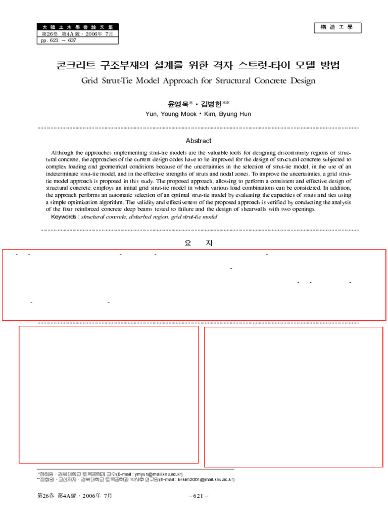 Grid Strut-Tie Model Approach For Structural Concrete Design | PDF ...