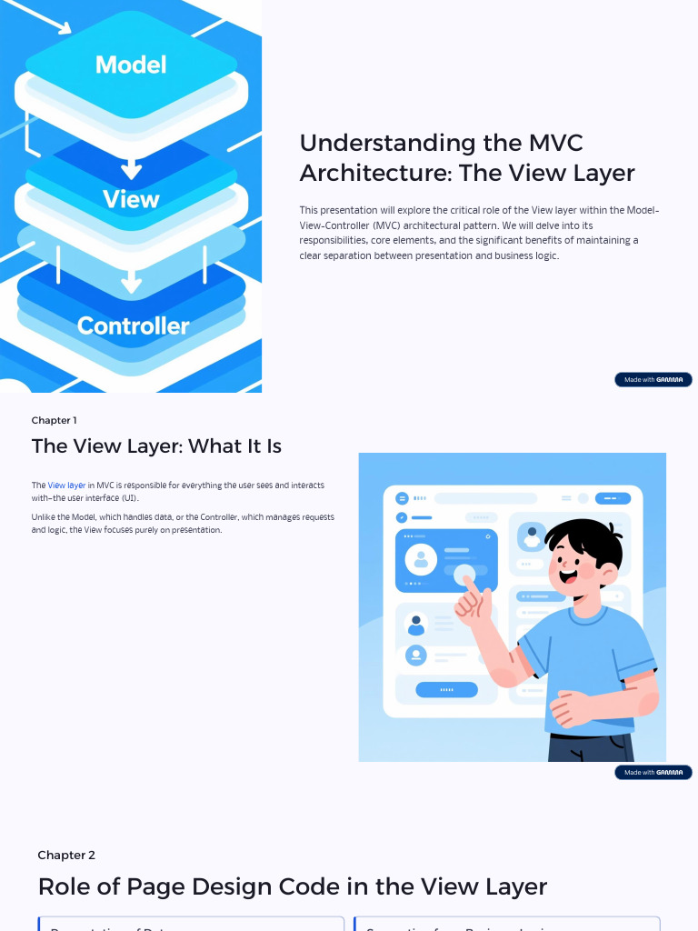 MVC Architecture: Understanding the View Layer | PDF | Model–View ...