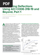 ACI 318 Stiffness Modifiers Explained | PDF | Beam (Structure) | Bending