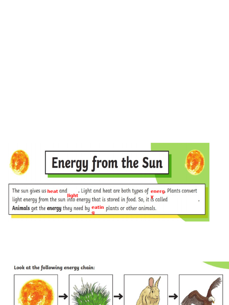 Solar Energy for Grade 4 Students | PDF