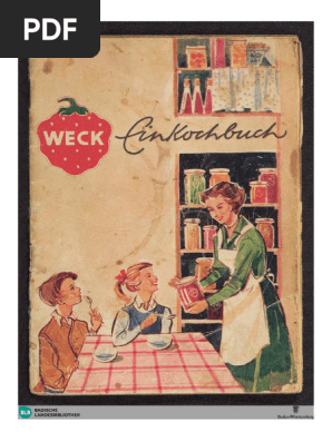 Weck Einkochbuch-J. Weck
