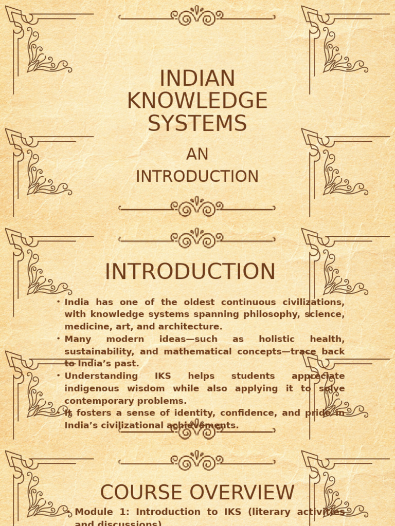 Introduction to Indian Knowledge Systems | PDF | Ātman (Hinduism ...