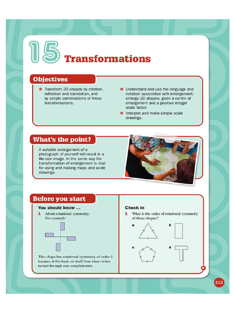 CHP 15 Transformations | PDF
