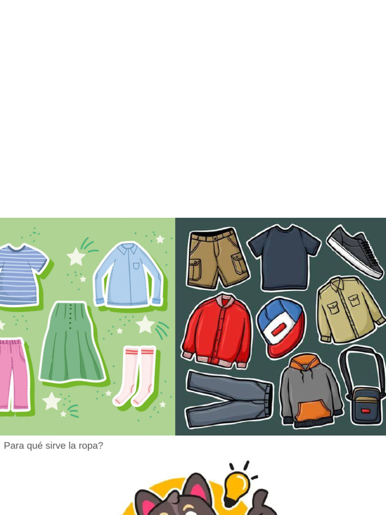 Funciones y creación de la ropa | PDF