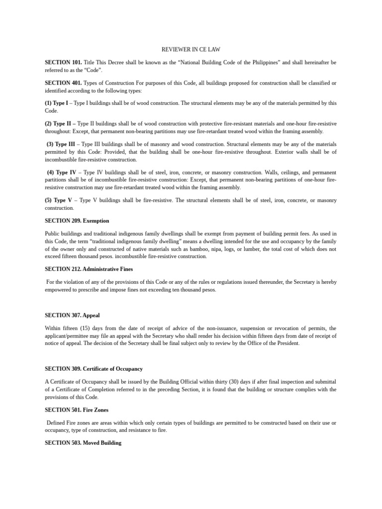 National Building Code of the Philippines | PDF | Truss | Wall