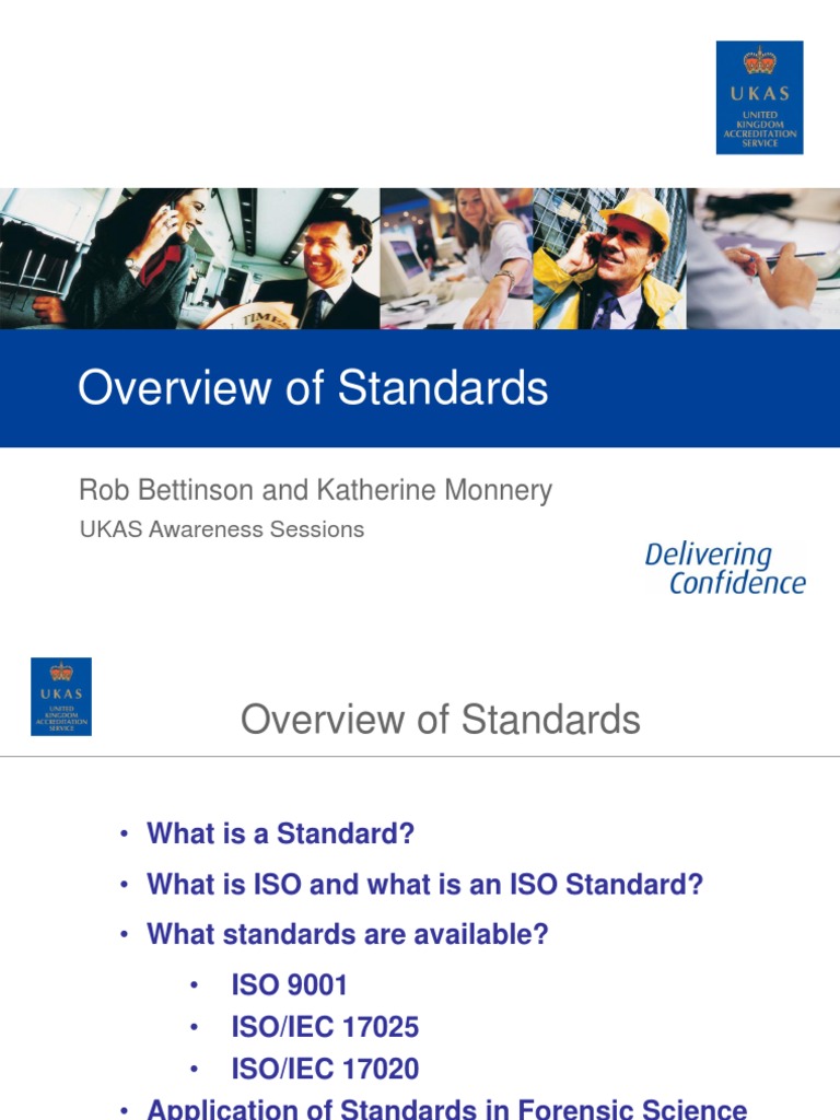 Overview of Standards: Rob Bettinson and Katherine Monnery | PDF
