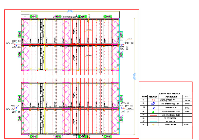 Building Layout With Cloumn Plan 13-4-22-Layout3 | PDF