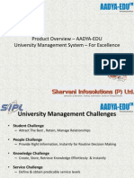 Product Overview - AADYA-EDU University Management System - For Excellence