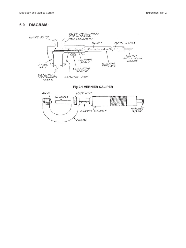 01-Explain With Neat Sketch the Construction Working and ... sketch diagram of vernier caliper 