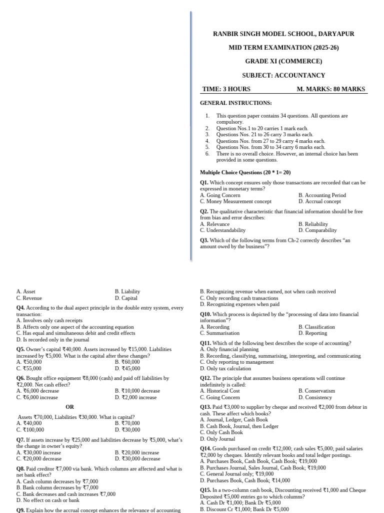 11 Acc Set 2 | PDF | Debits And Credits | Economies