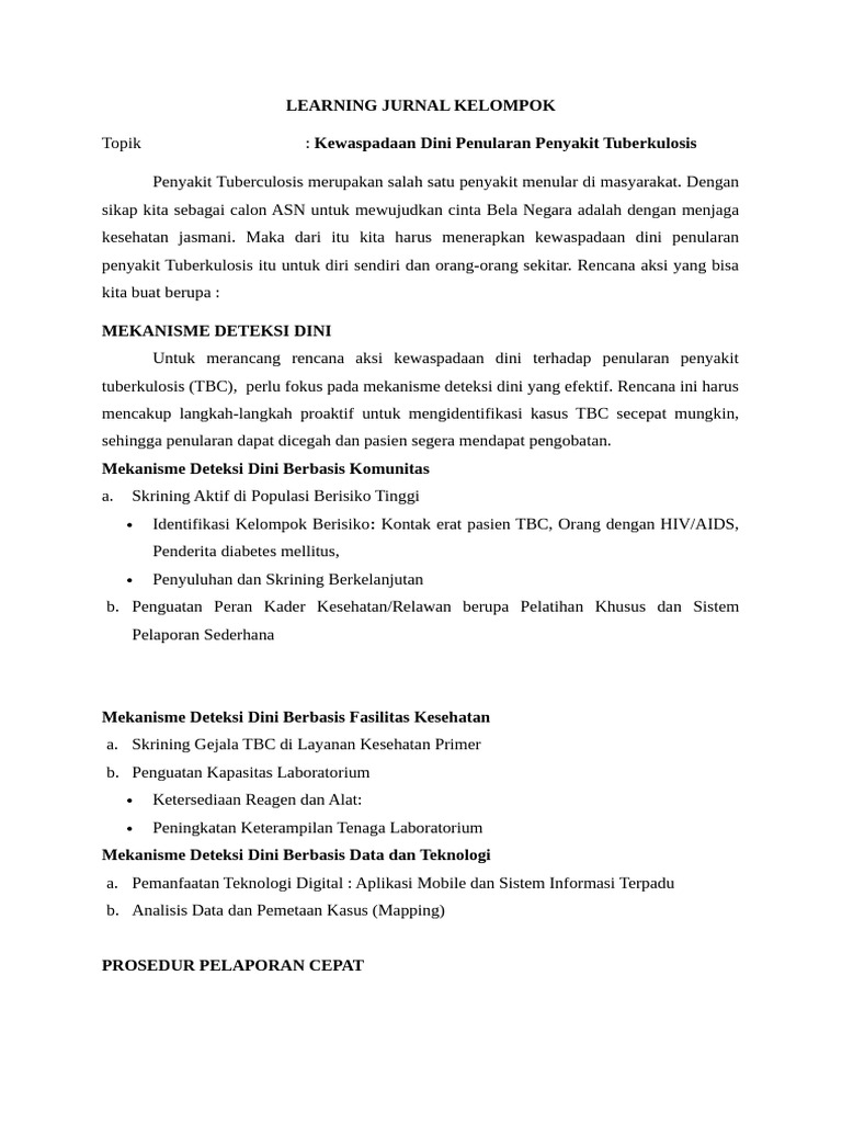 Tugas 1 Kelompok 3a Learning Jurnal Kelompok | PDF
