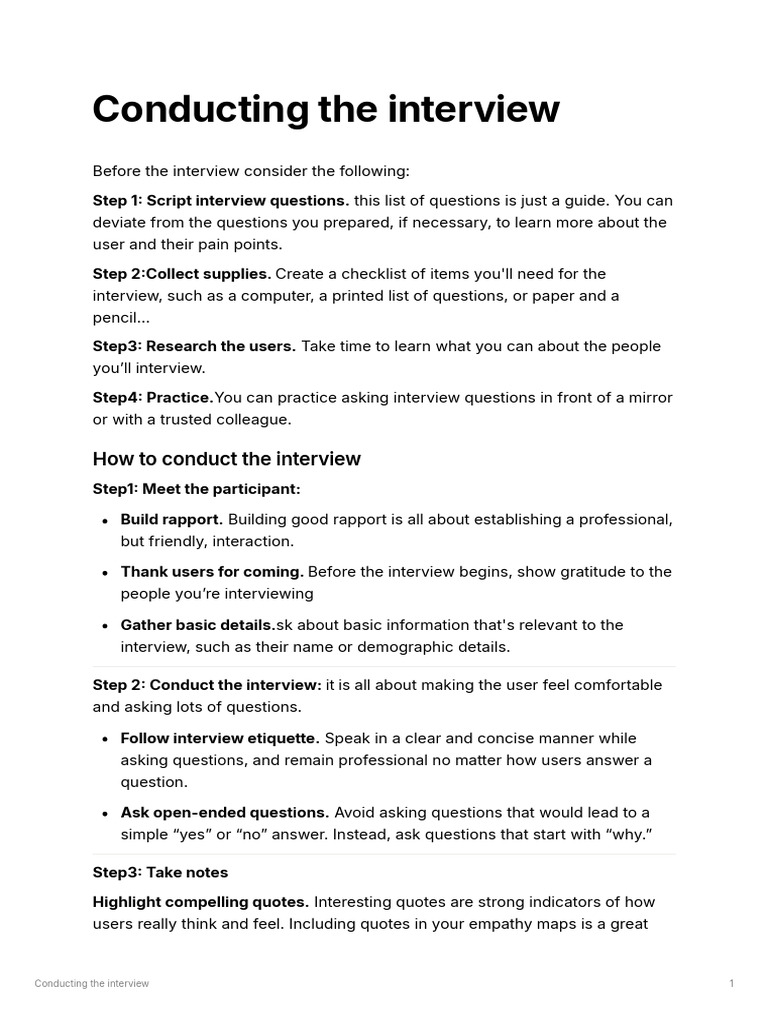 Google UX Research Interview Guide | PDF | Behavioural Sciences ...
