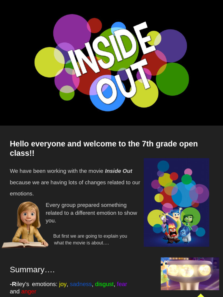Exploring Emotions in Inside Out | PDF