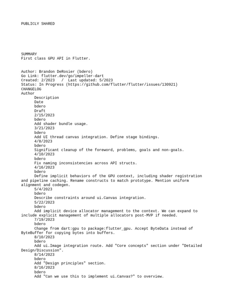 Flutter GPU API Enhancements Overview | PDF | Shader | Rendering ...