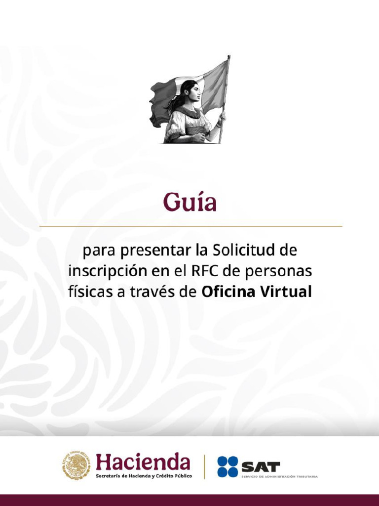 Guia para Inscripcion en El RFC A Traves de Oficina Virtual 2025 V1 ...