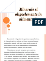 Minerale si oligoelemente