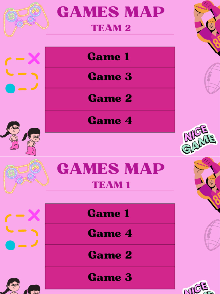 Games Map Day 2 Morning | PDF