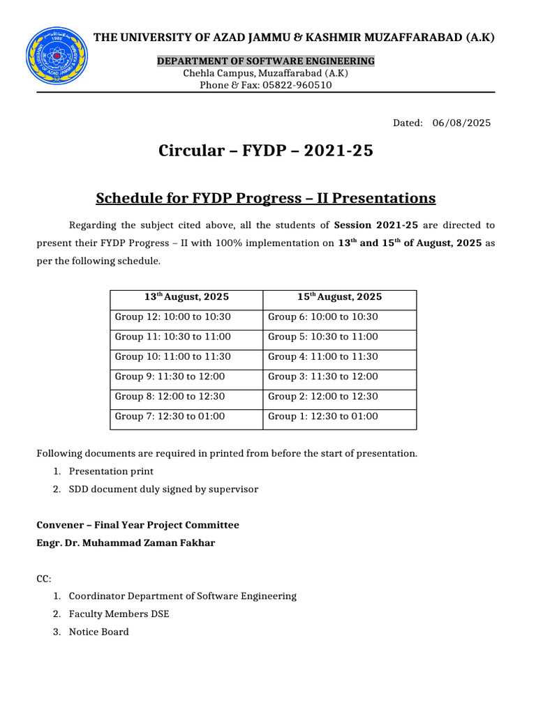 Circular 5 | PDF