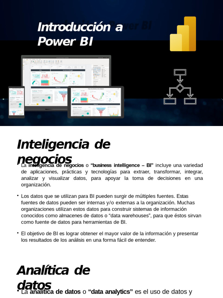 Introducción a Power BI y su uso en BI | PDF | Inteligencia de negocios ...