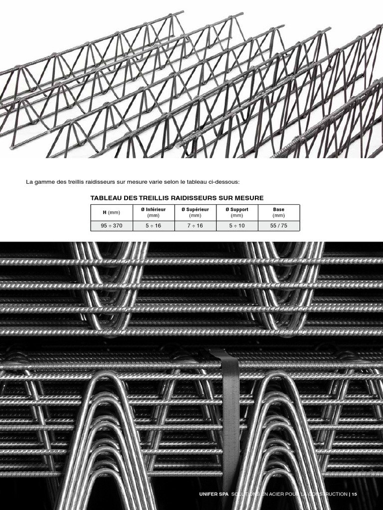 Treillis Raidisseurs Sur Mesure UNIFER | PDF