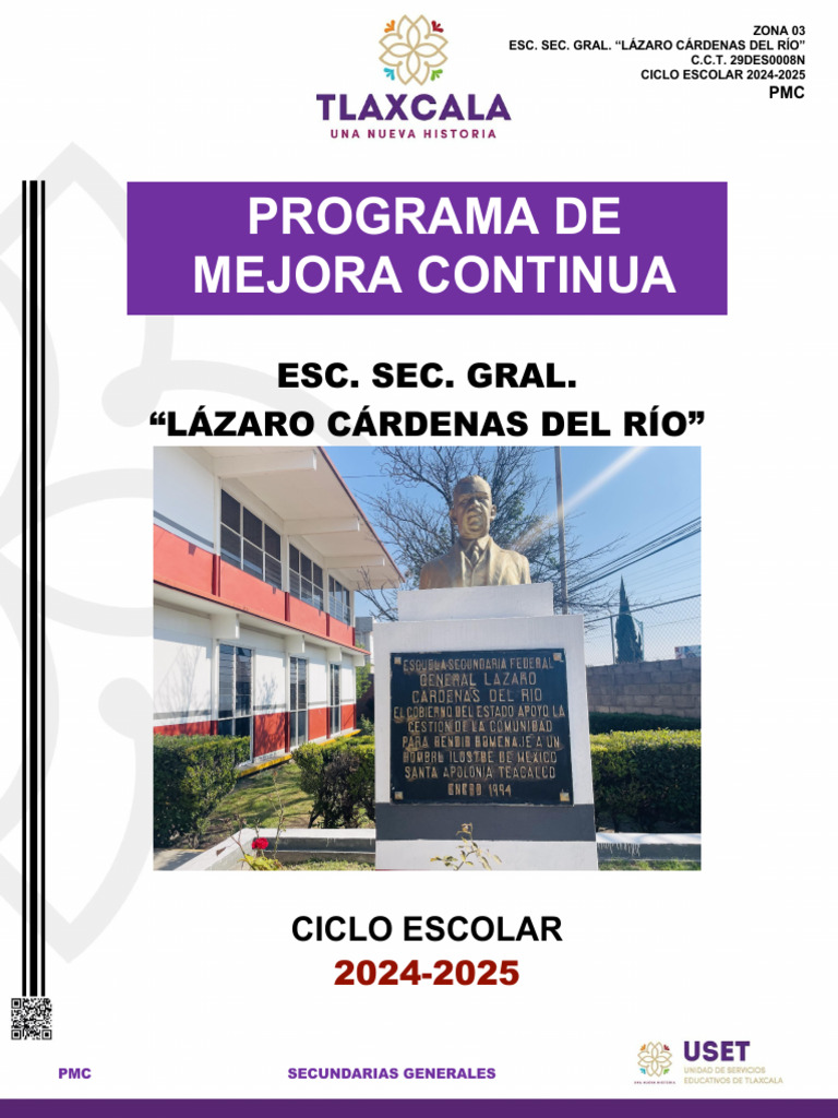 PMC Lazaro Cardenas Del Rio | PDF | Enseñando | Escuelas