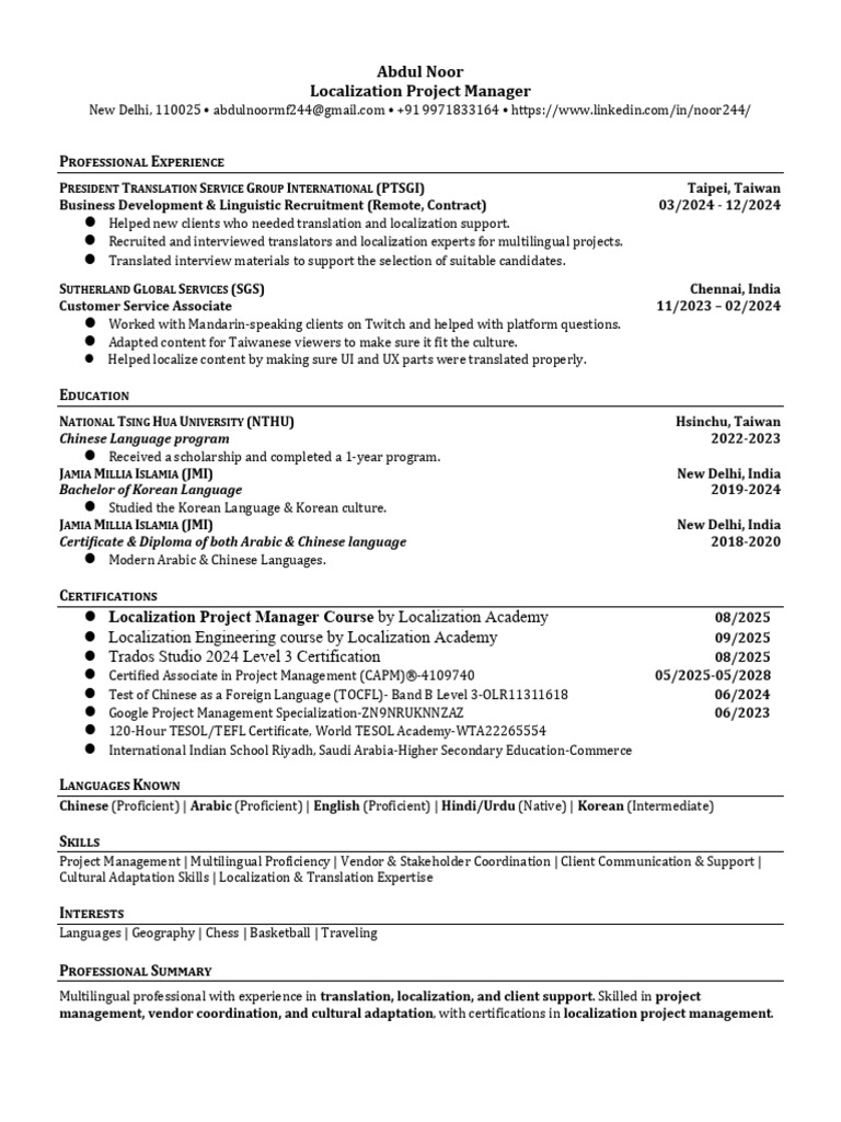 Localization Project Management Expertise | PDF | Cultural Assimilation ...
