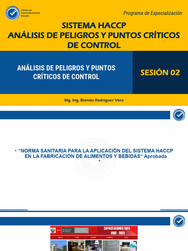 Sistema HACCP en la Industria Alimentaria | PDF | Seguridad alimenticia ...