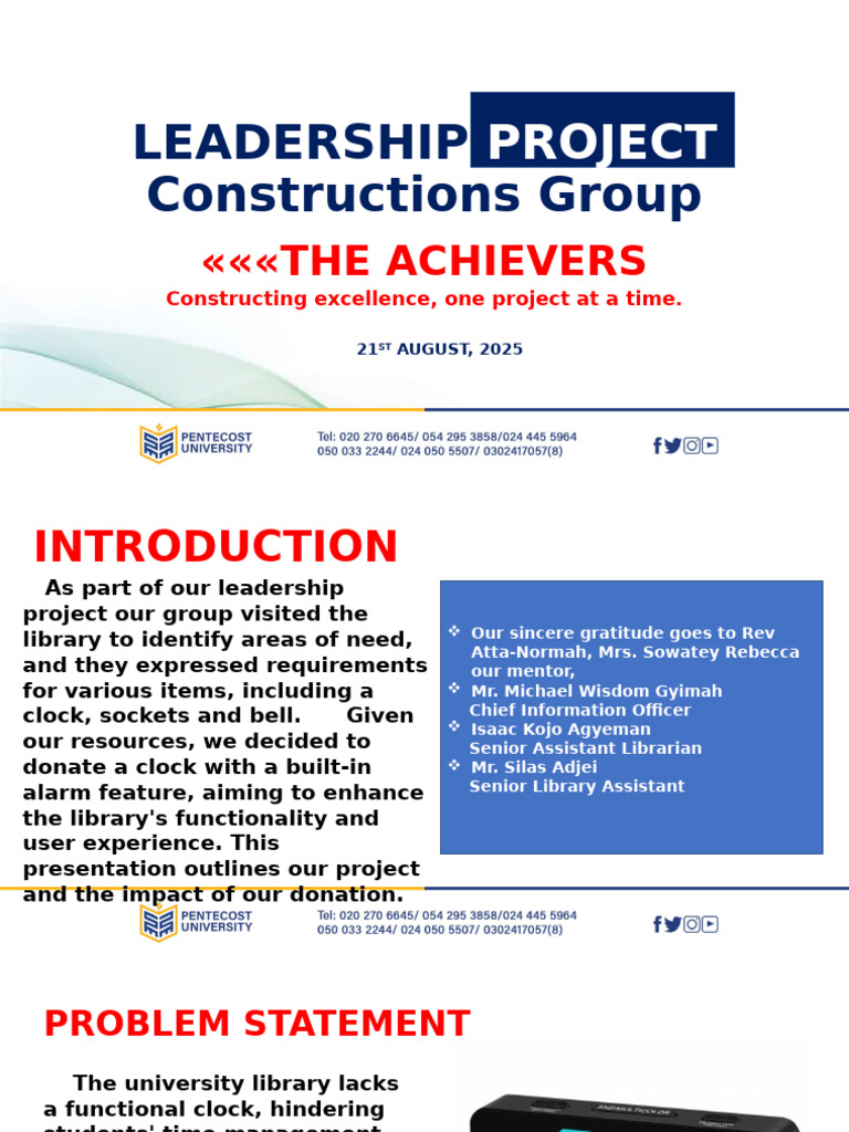 Leadership Project 1111 | PDF