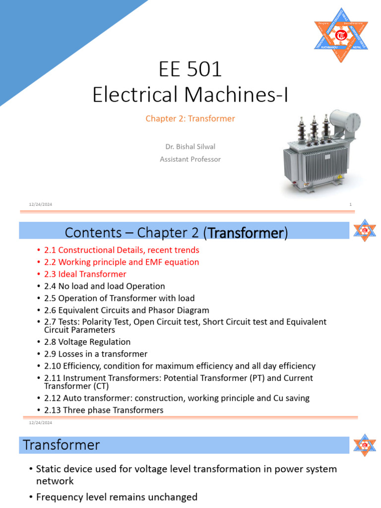Transformer Fundamentals and Operations | PDF | Transformer ...