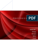 Marketing Plan for Provogue Clothing Brand