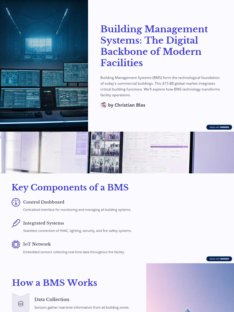 Building Management Systems Explained | PDF | Building Automation ...