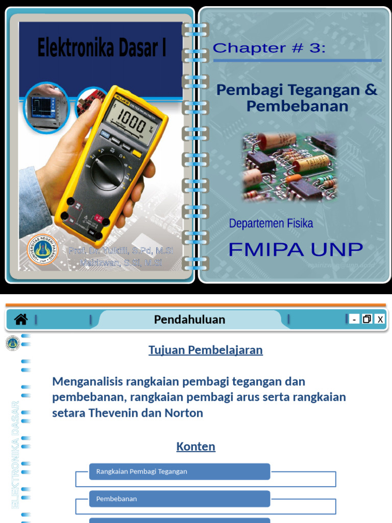 Chapter # 3 JD22 Pembagi Tegangan Dan Pembebanan | PDF