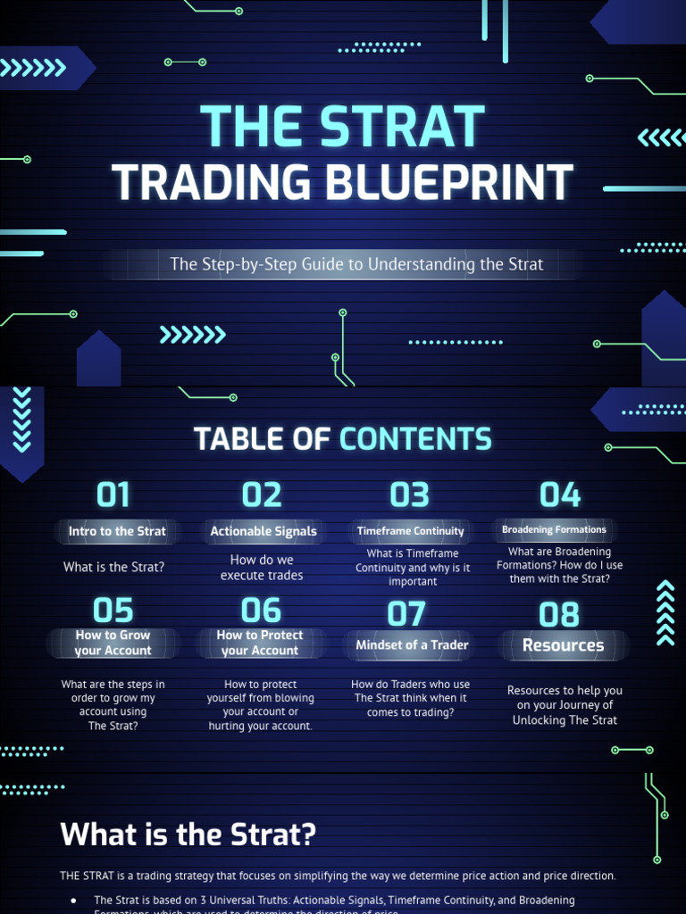 The Strat Trading Blueprint Guide | PDF | Market Trend | Private Sector