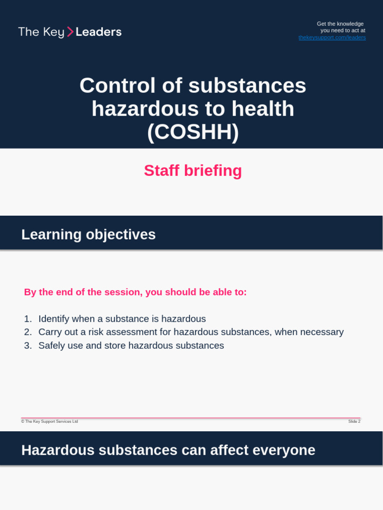 COSHH Guidelines for Lab Safety | PDF | Toxicity | Hazards