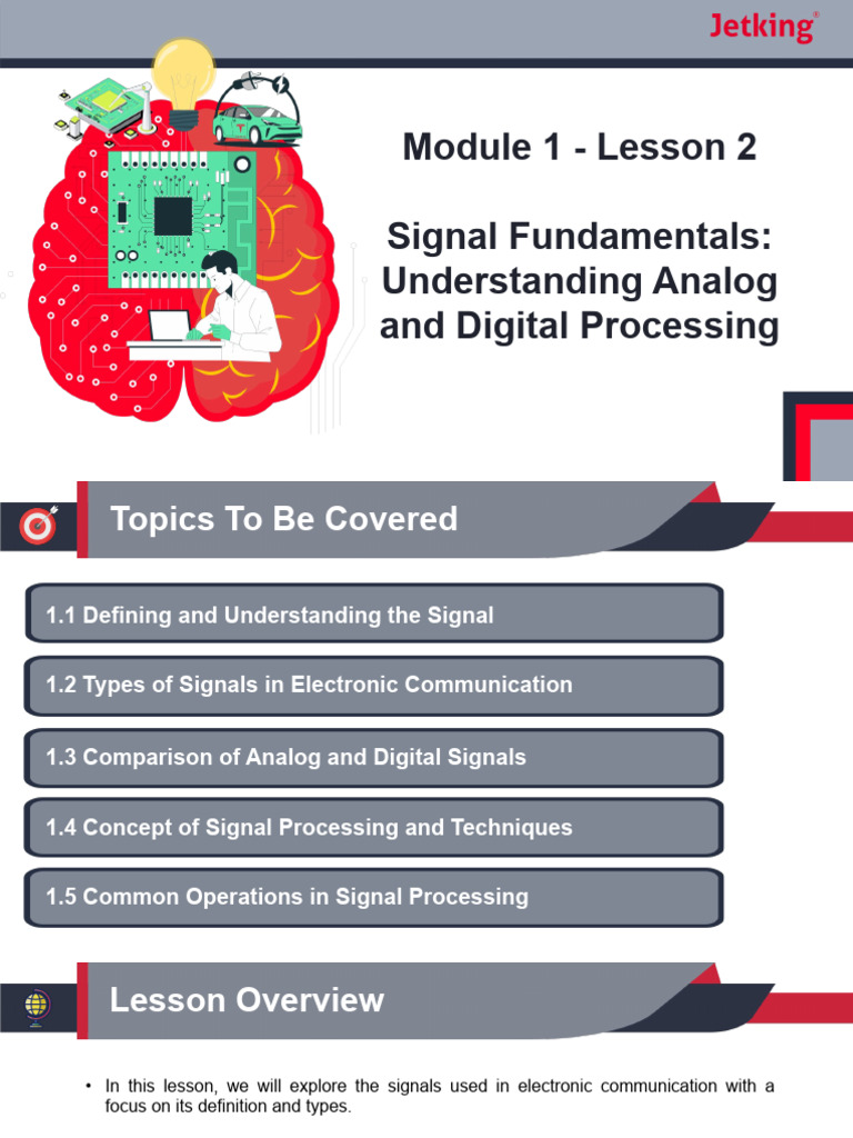 Signal Fundamentals: Analog vs Digital | PDF | Digital Signal | Digital ...