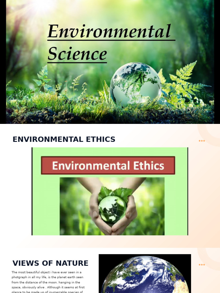 Intrinsic Value of Nature in Ethics | PDF | Environmental Ethics | Morality