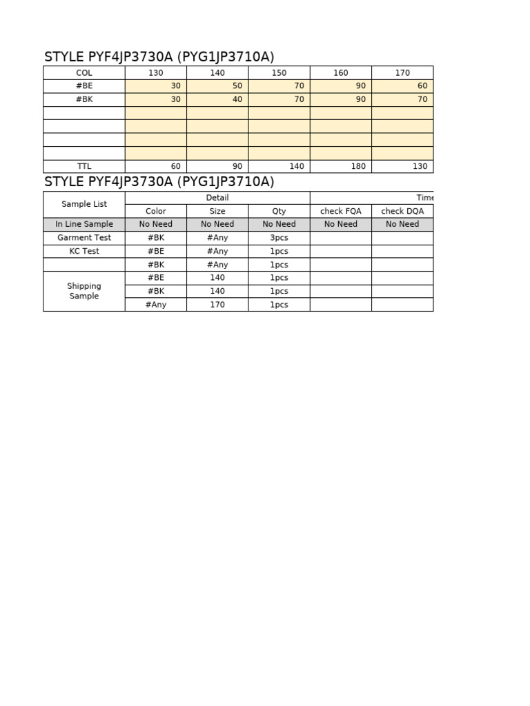 List Sample List S#3710A | PDF