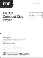 Fm/Am Compact Disc Player: Owner's Record