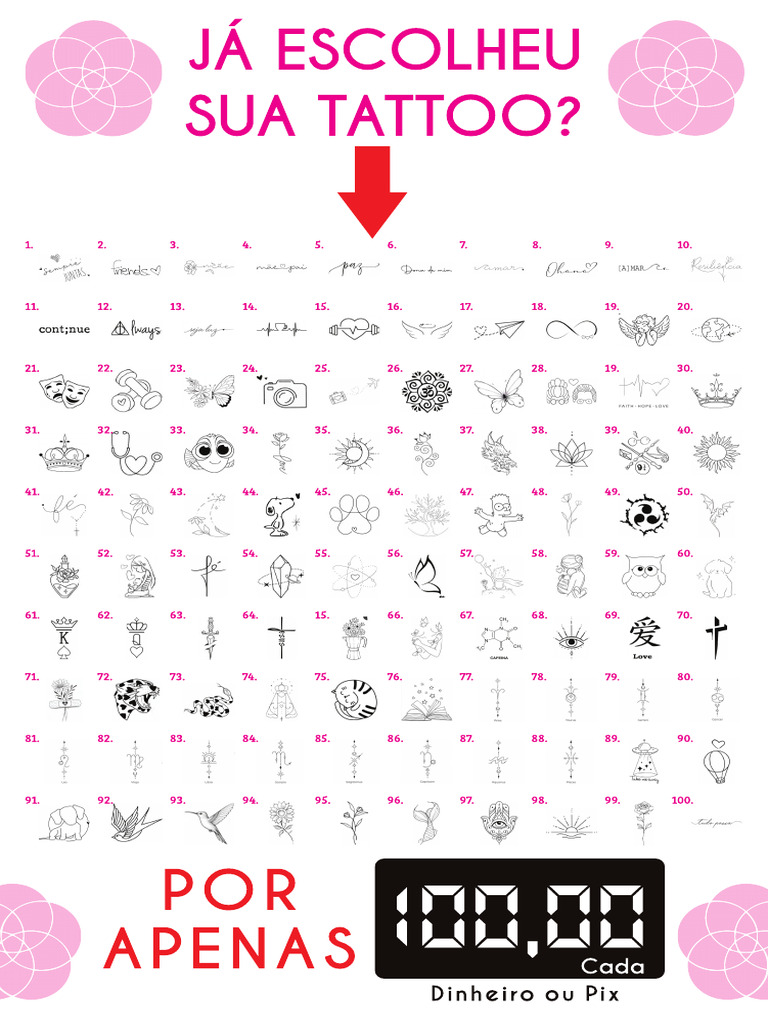 Sugestão Tattoos - Joy Tattoo | PDF