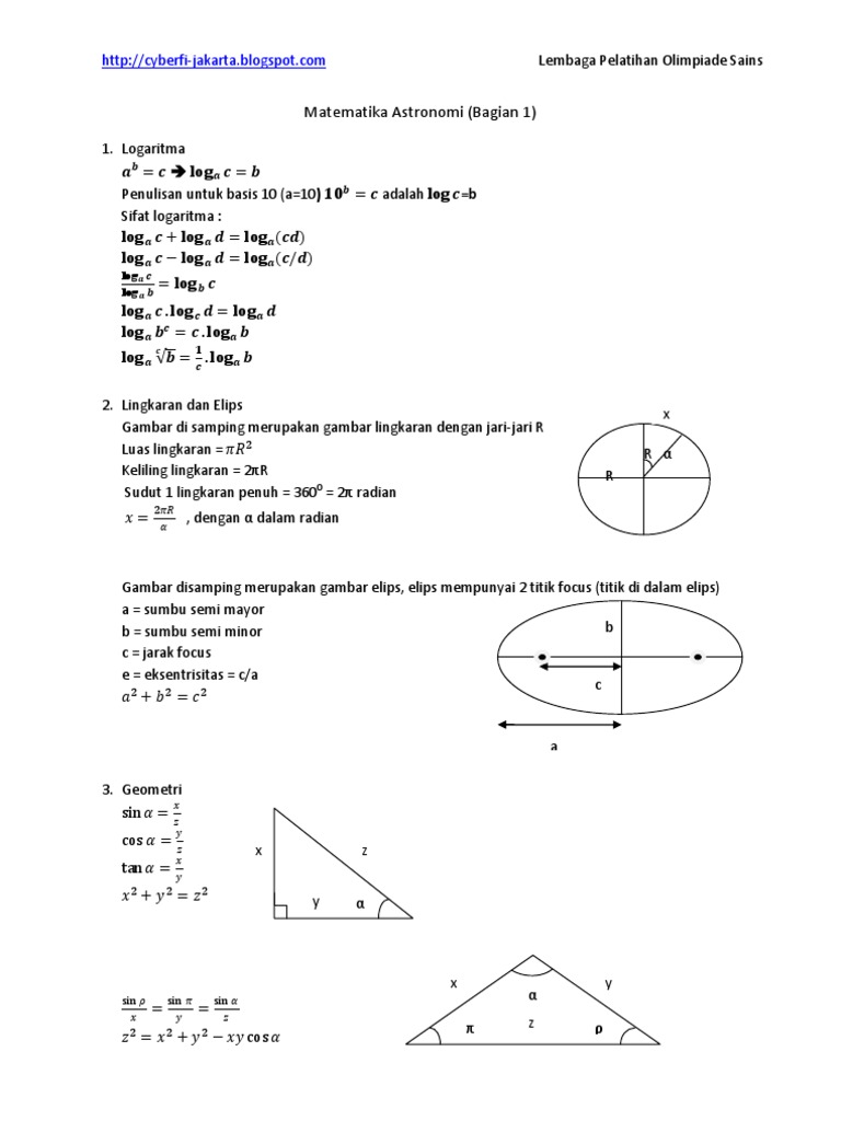 2 Matematika Astronomi