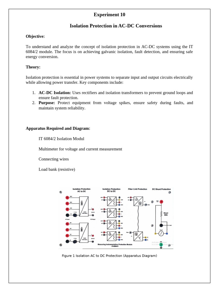 AC-DC Isolation Protection Analysis | PDF