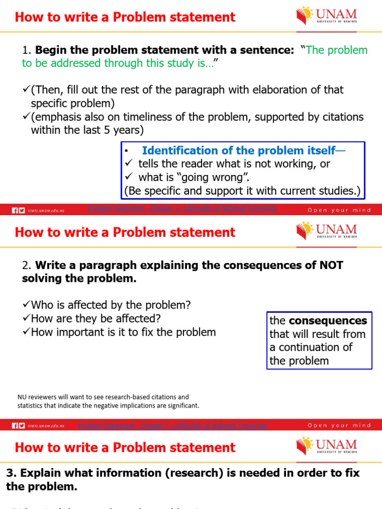 Writing an Effective Problem Statement | PDF | Science