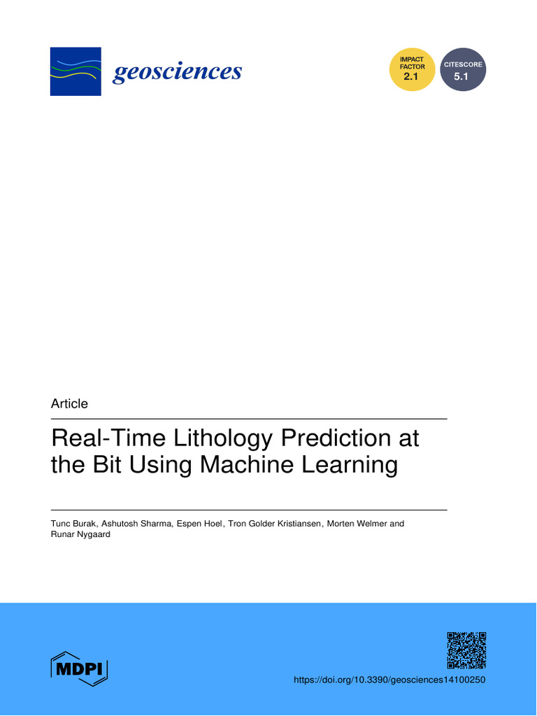 Real-Time Lithology Prediction Using ML | PDF | Receiver Operating ...